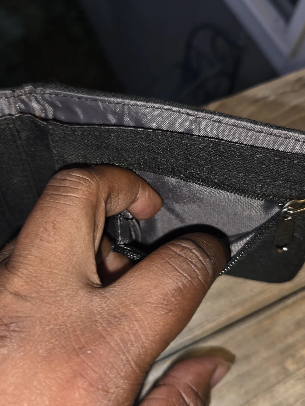 Jack Wolfskin Black Neoprene Card Sleeve